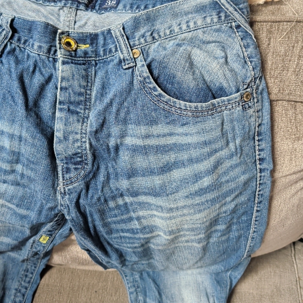 Parish Nation Men's Relaxed Fit Blue Jeans - Picture 3 of 8